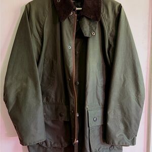 Forest Green Barbour Bedale jacket